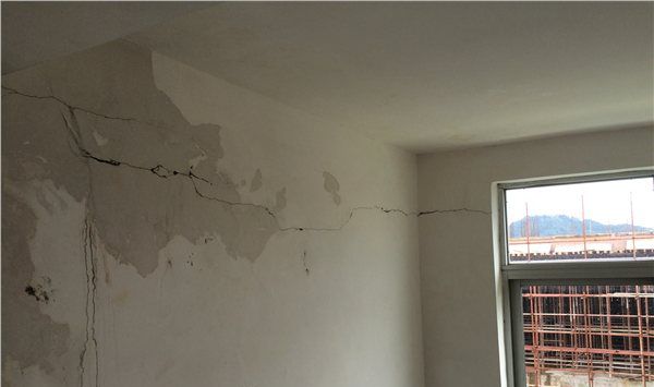 房屋墙体产生裂缝的原因有很多种